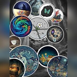 🌙✨Mystic Whimsy Stickers✨